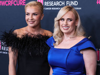 Ramona Agruma and girlfriend/Australian actress Rebel Wilson arrive at The Women's Cancer Research Fund's An Unforgettable Evening Benefit G...