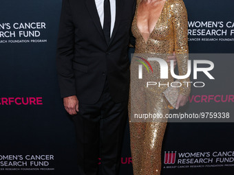 American actor, author and entrepreneur Harry Hamlin and wife/American actress, television personality and model Lisa Rinna arrive at The Wo...