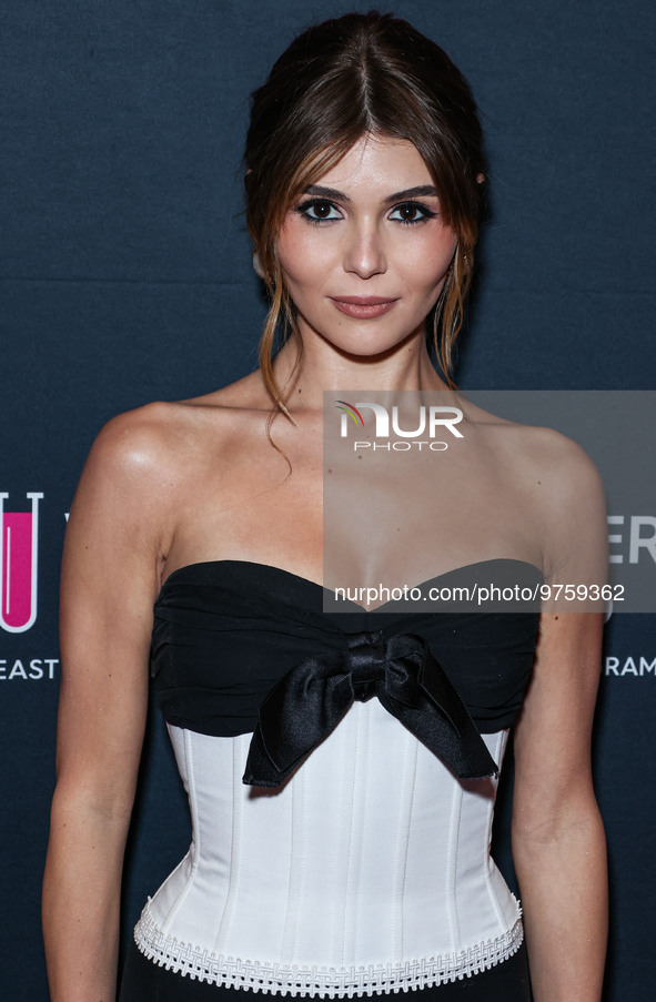 American YouTuber Olivia Jade Giannulli arrives at The Women's Cancer Research Fund's An Unforgettable Evening Benefit Gala 2023 held at the...