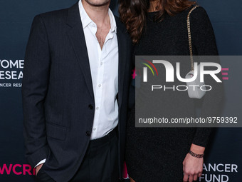 American actor, director and producer Paul Wesley and Natalie Kuckenburg arrive at The Women's Cancer Research Fund's An Unforgettable Eveni...