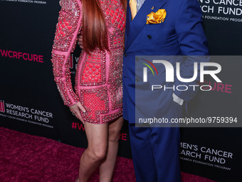 Stacie J. Stephenson and Richard J Stephenson arrive at The Women's Cancer Research Fund's An Unforgettable Evening Benefit Gala 2023 held a...