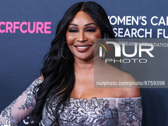 American model, reality television personality and actress Cynthia Bailey arrives at The Women's Cancer Research Fund's An Unforgettable Eve...