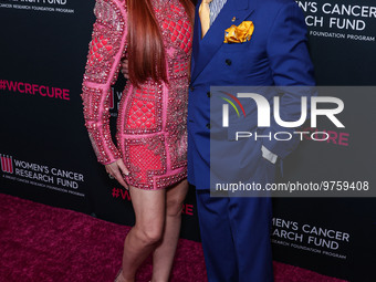 Stacie J. Stephenson and Richard J Stephenson arrive at The Women's Cancer Research Fund's An Unforgettable Evening Benefit Gala 2023 held a...