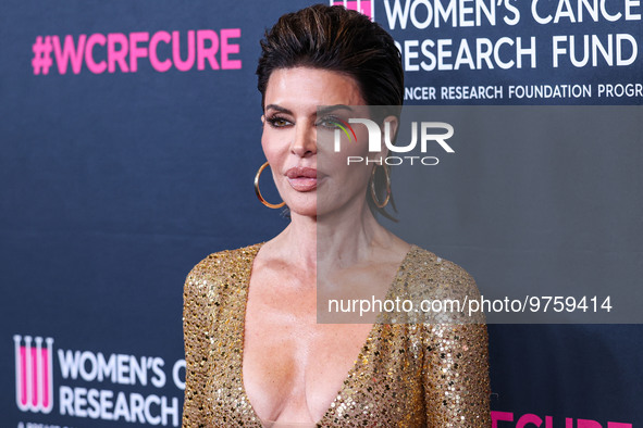 American actress, television personality and model Lisa Rinna arrives at The Women's Cancer Research Fund's An Unforgettable Evening Benefit...