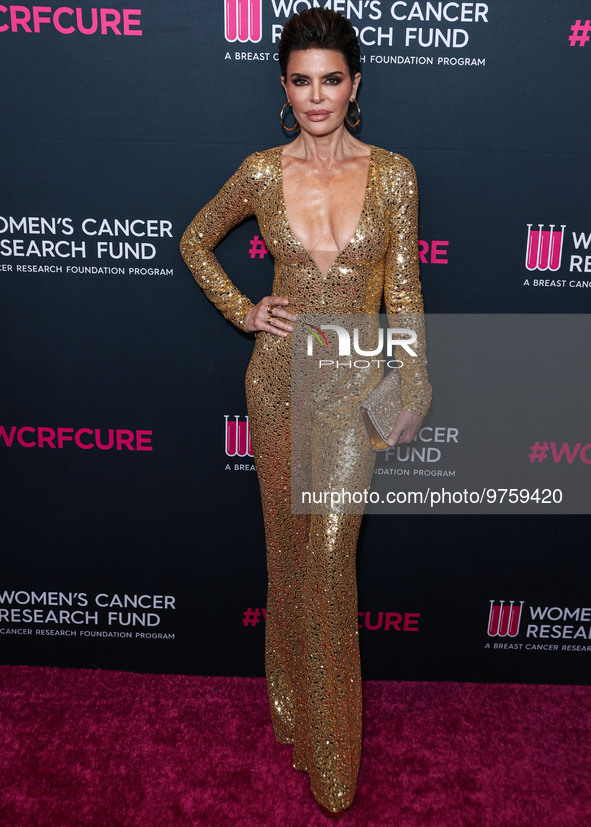 American actress, television personality and model Lisa Rinna arrives at The Women's Cancer Research Fund's An Unforgettable Evening Benefit...