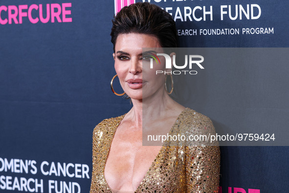 American actress, television personality and model Lisa Rinna arrives at The Women's Cancer Research Fund's An Unforgettable Evening Benefit...