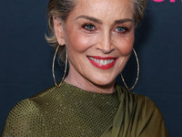 American actress Sharon Stone arrives at The Women's Cancer Research Fund's An Unforgettable Evening Benefit Gala 2023 held at the Beverly W...