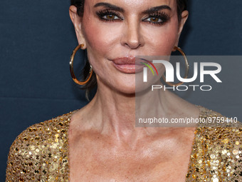 American actress, television personality and model Lisa Rinna arrives at The Women's Cancer Research Fund's An Unforgettable Evening Benefit...