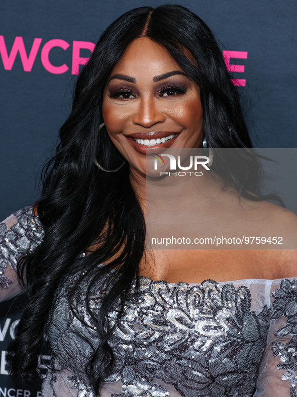 American model, reality television personality and actress Cynthia Bailey arrives at The Women's Cancer Research Fund's An Unforgettable Eve...