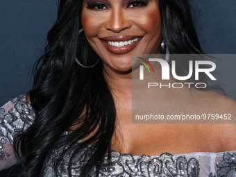 American model, reality television personality and actress Cynthia Bailey arrives at The Women's Cancer Research Fund's An Unforgettable Eve...