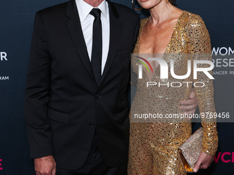 American actor, author and entrepreneur Harry Hamlin and wife/American actress, television personality and model Lisa Rinna arrive at The Wo...