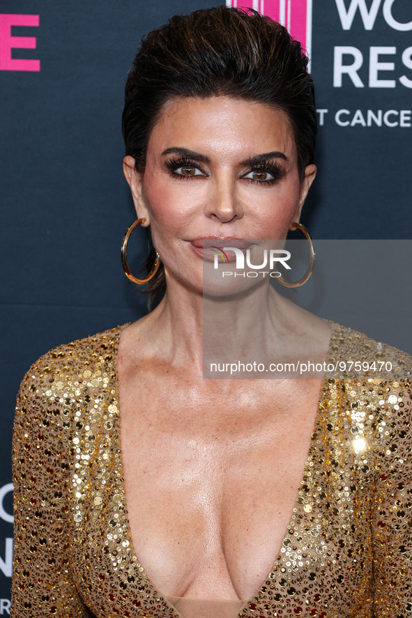 American actress, television personality and model Lisa Rinna arrives at The Women's Cancer Research Fund's An Unforgettable Evening Benefit...