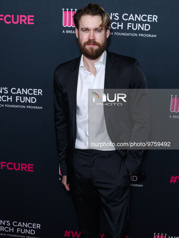 American actor and musician Chord Overstreet arrives at The Women's Cancer Research Fund's An Unforgettable Evening Benefit Gala 2023 held a...