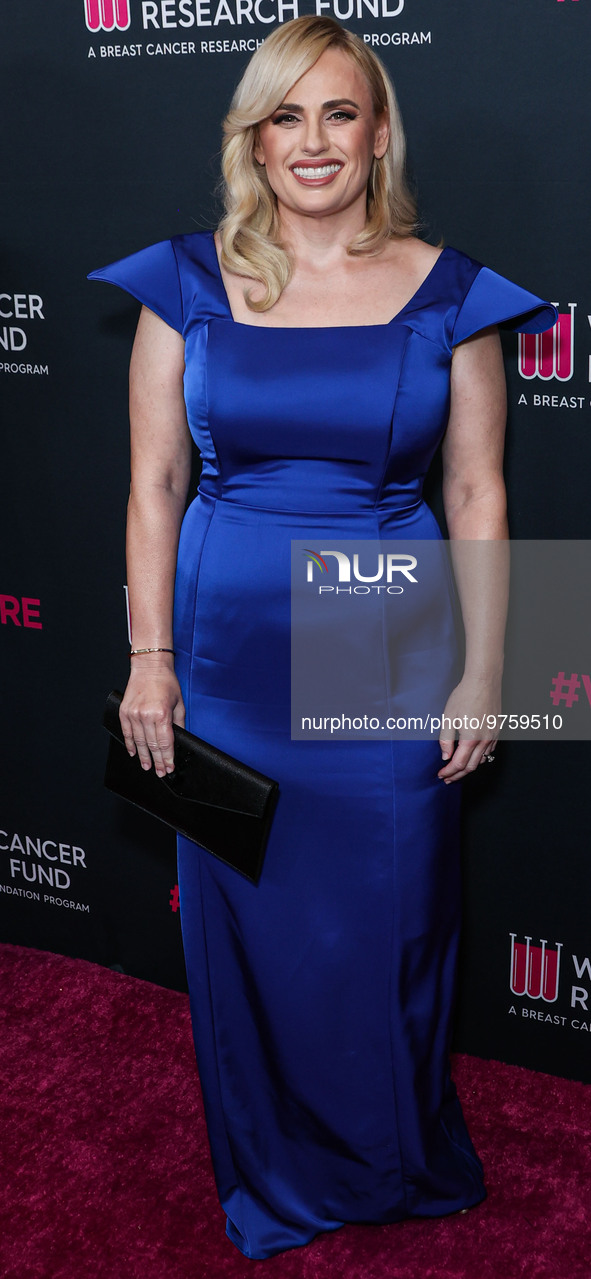 Australian actress, comedian, writer, singer and producer Rebel Wilson arrives at The Women's Cancer Research Fund's An Unforgettable Evenin...