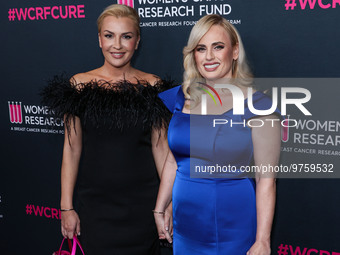 Ramona Agruma and girlfriend/Australian actress Rebel Wilson arrive at The Women's Cancer Research Fund's An Unforgettable Evening Benefit G...