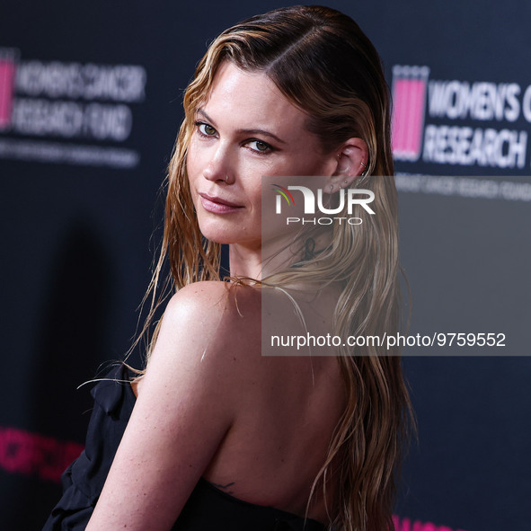 Namibian model Behati Prinsloo arrives at The Women's Cancer Research Fund's An Unforgettable Evening Benefit Gala 2023 held at the Beverly...