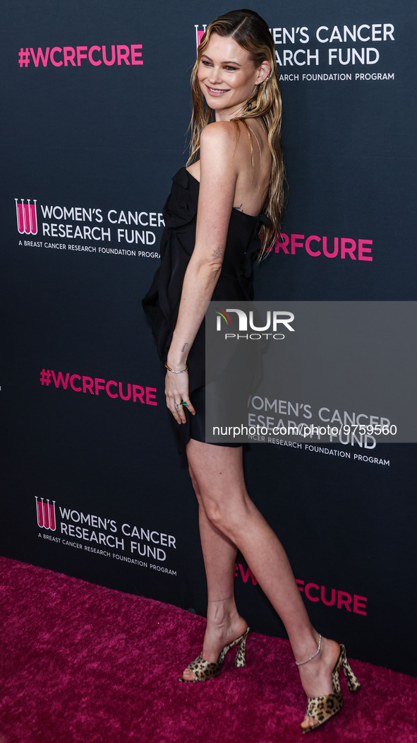 Namibian model Behati Prinsloo arrives at The Women's Cancer Research Fund's An Unforgettable Evening Benefit Gala 2023 held at the Beverly...