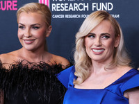 Ramona Agruma and girlfriend/Australian actress Rebel Wilson arrive at The Women's Cancer Research Fund's An Unforgettable Evening Benefit G...