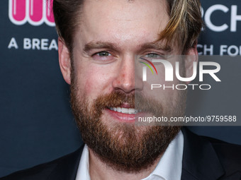 American actor and musician Chord Overstreet arrives at The Women's Cancer Research Fund's An Unforgettable Evening Benefit Gala 2023 held a...