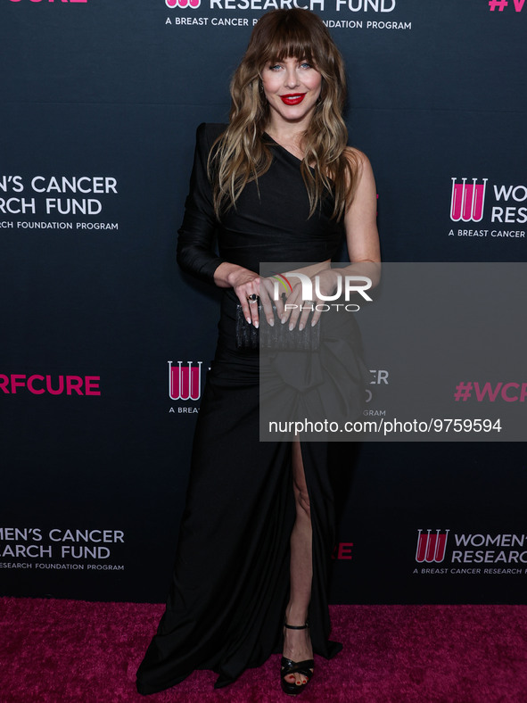 American dancer, actress and singer Julianne Hough arrives at The Women's Cancer Research Fund's An Unforgettable Evening Benefit Gala 2023...