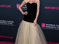 Australian model Megan Blake Irwin arrives at The Women's Cancer Research Fund's An Unforgettable Evening Benefit Gala 2023 held at the Beve...