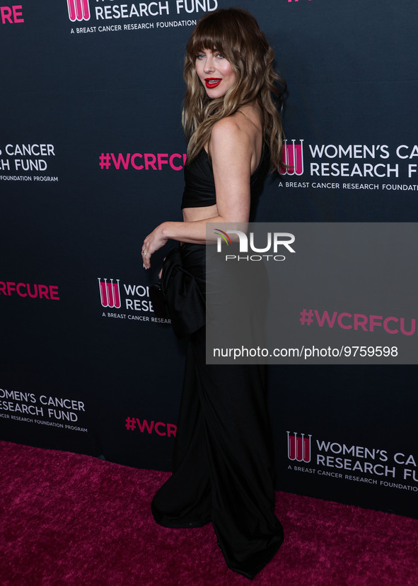 American dancer, actress and singer Julianne Hough arrives at The Women's Cancer Research Fund's An Unforgettable Evening Benefit Gala 2023...