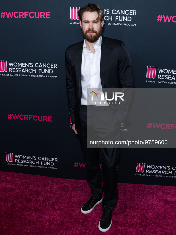 American actor and musician Chord Overstreet arrives at The Women's Cancer Research Fund's An Unforgettable Evening Benefit Gala 2023 held a...