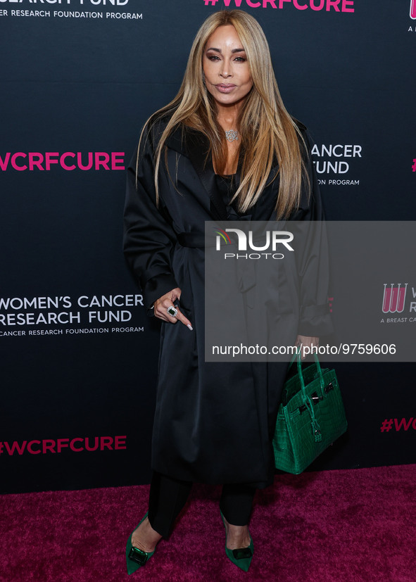 American television personality, author and interior designer Faye Resnick arrives at The Women's Cancer Research Fund's An Unforgettable Ev...