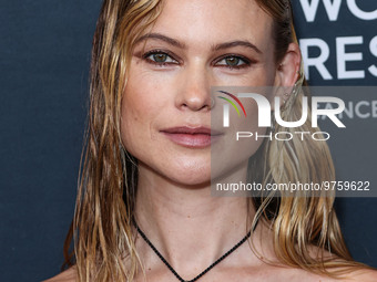 Namibian model Behati Prinsloo arrives at The Women's Cancer Research Fund's An Unforgettable Evening Benefit Gala 2023 held at the Beverly...