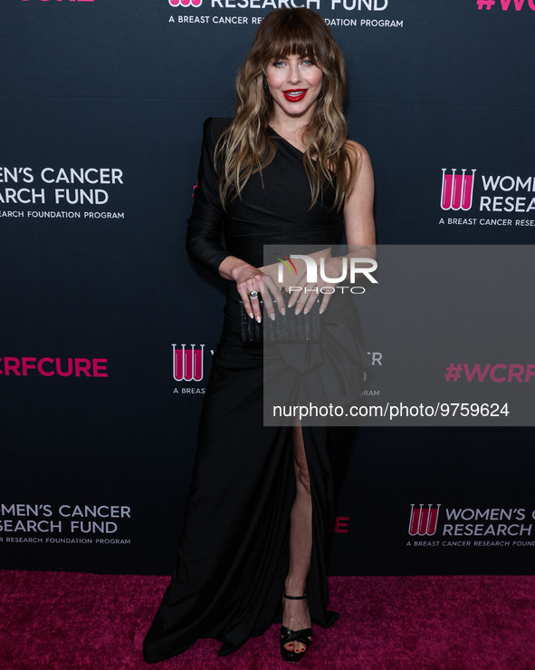 American dancer, actress and singer Julianne Hough arrives at The Women's Cancer Research Fund's An Unforgettable Evening Benefit Gala 2023...