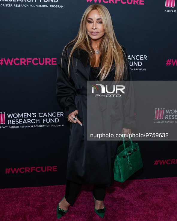 American television personality, author and interior designer Faye Resnick arrives at The Women's Cancer Research Fund's An Unforgettable Ev...