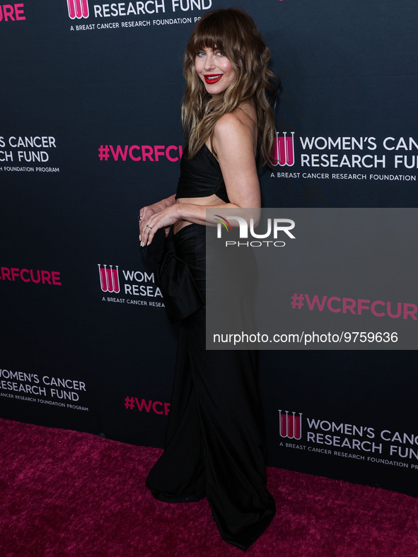 American dancer, actress and singer Julianne Hough arrives at The Women's Cancer Research Fund's An Unforgettable Evening Benefit Gala 2023...