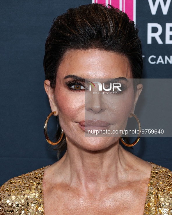 American actress, television personality and model Lisa Rinna arrives at The Women's Cancer Research Fund's An Unforgettable Evening Benefit...