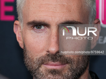 American singer and songwriter Adam Levine of American pop rock band Maroon 5 arrives at The Women's Cancer Research Fund's An Unforgettable...