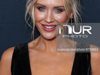 Australian actress and model Nicky Whelan arrives at The Women's Cancer Research Fund's An Unforgettable Evening Benefit Gala 2023 held at t...