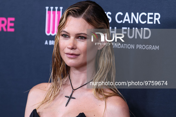 Namibian model Behati Prinsloo arrives at The Women's Cancer Research Fund's An Unforgettable Evening Benefit Gala 2023 held at the Beverly...