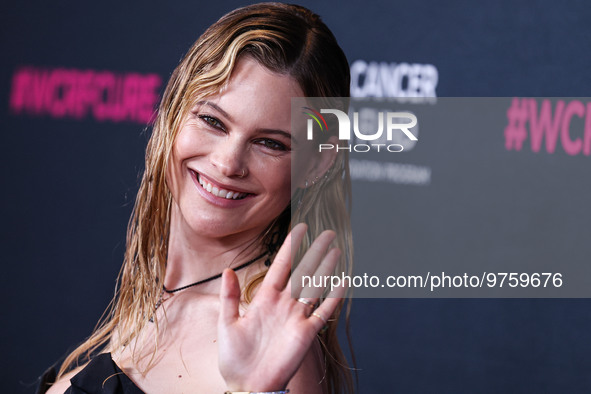 Namibian model Behati Prinsloo arrives at The Women's Cancer Research Fund's An Unforgettable Evening Benefit Gala 2023 held at the Beverly...