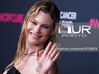 Namibian model Behati Prinsloo arrives at The Women's Cancer Research Fund's An Unforgettable Evening Benefit Gala 2023 held at the Beverly...