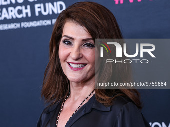 Canadian actress, director, producer and screenwriter Nia Vardalos arrives at The Women's Cancer Research Fund's An Unforgettable Evening Be...