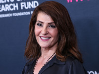 Canadian actress, director, producer and screenwriter Nia Vardalos arrives at The Women's Cancer Research Fund's An Unforgettable Evening Be...