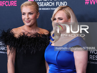 Ramona Agruma and girlfriend/Australian actress Rebel Wilson arrive at The Women's Cancer Research Fund's An Unforgettable Evening Benefit G...