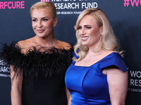 Ramona Agruma and girlfriend/Australian actress Rebel Wilson arrive at The Women's Cancer Research Fund's An Unforgettable Evening Benefit G...