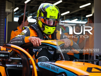 NORRIS Lando (gbr), McLaren F1 Team MCL60, portrait during the Formula 1 STC Saudi Arabian Grand Prix 2023, 2nd round of the 2023 Formula On...