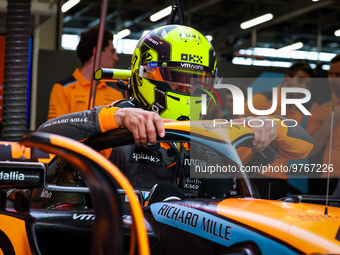 NORRIS Lando (gbr), McLaren F1 Team MCL60, portrait during the Formula 1 STC Saudi Arabian Grand Prix 2023, 2nd round of the 2023 Formula On...