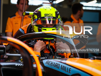 NORRIS Lando (gbr), McLaren F1 Team MCL60, portrait during the Formula 1 STC Saudi Arabian Grand Prix 2023, 2nd round of the 2023 Formula On...