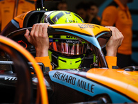 NORRIS Lando (gbr), McLaren F1 Team MCL60, portrait during the Formula 1 STC Saudi Arabian Grand Prix 2023, 2nd round of the 2023 Formula On...