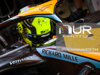 NORRIS Lando (gbr), McLaren F1 Team MCL60, portrait during the Formula 1 STC Saudi Arabian Grand Prix 2023, 2nd round of the 2023 Formula On...