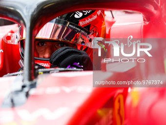 55 SAINZ Carlos (spa), Scuderia Ferrari SF-23, action during the Formula 1 STC Saudi Arabian Grand Prix 2023, 2nd round of the 2023 Formula...