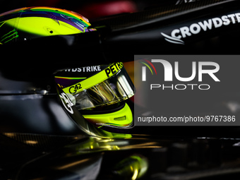 HAMILTON Lewis (gbr), Mercedes AMG F1 Team W14, portrait helmet, casque, during the Formula 1 STC Saudi Arabian Grand Prix 2023, 2nd round o...