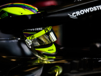 HAMILTON Lewis (gbr), Mercedes AMG F1 Team W14, portrait helmet, casque, during the Formula 1 STC Saudi Arabian Grand Prix 2023, 2nd round o...